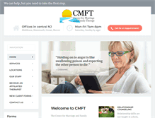 Tablet Screenshot of cmftherapy.com